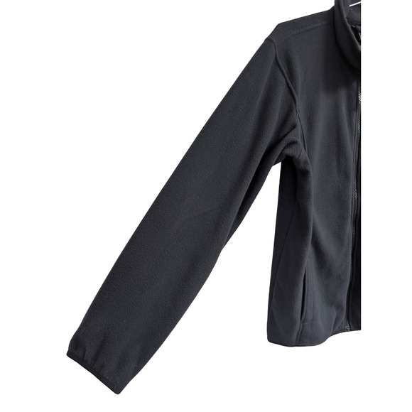 The North Face Boys Fleece Jacket Full Zip Lightweight Outdoors Black XL - Picture 7 of 8